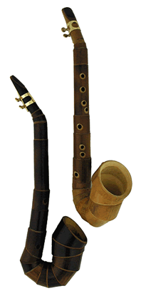 Bamboo Saxophone Bb